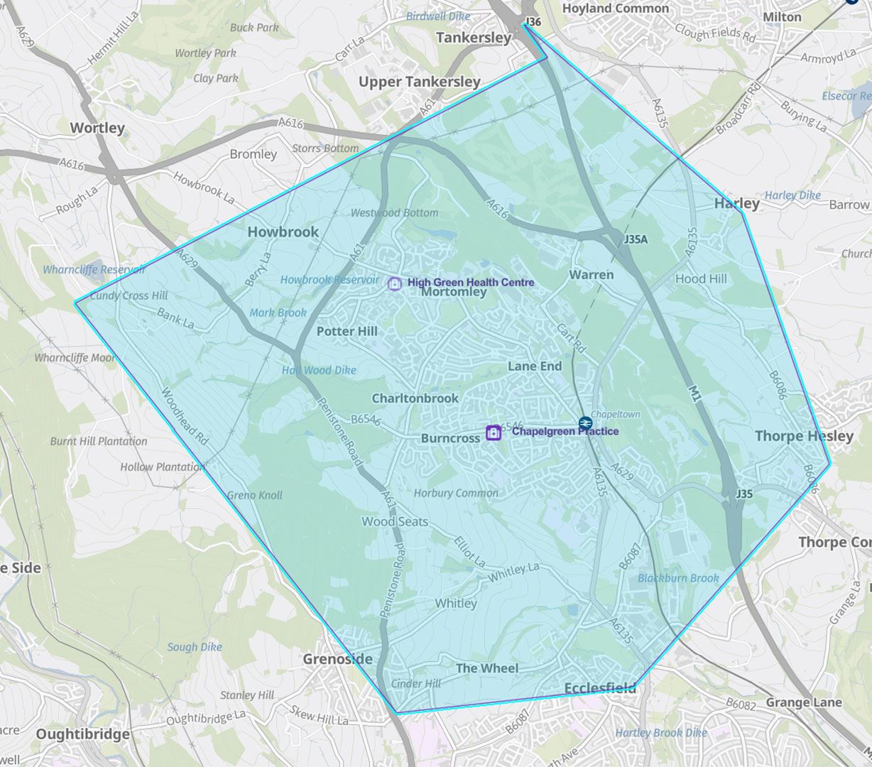 Network North PCN Boundary Network North PCN Network North PCN Boundary Network North PCN